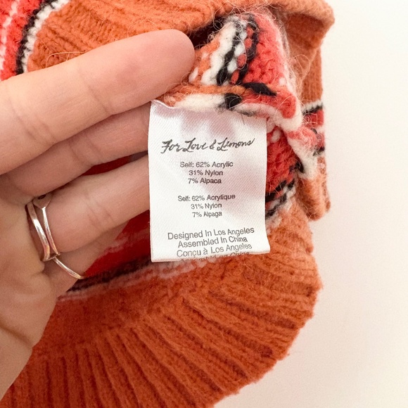 For love & lemons Charlie stripe sweater - Picture 7 of 8